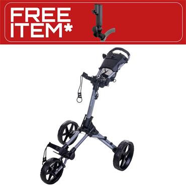 FastFold Square Manual Cart  Grey Matt Black