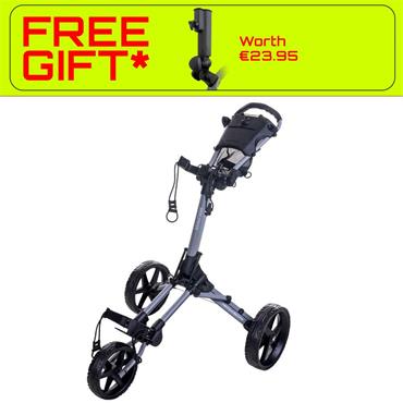 FastFold Square Manual Cart  Grey Matt Black