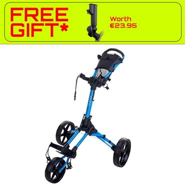 FastFold Square Manual Cart  Aquatic - Black