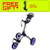 FastFold Square Manual Cart  Grey Matt Purple