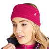 Green Lamb Irene Fleece Lined    Headband  Deep Pink