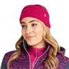 Green Lamb Irene Fleece Lined    Headband  Deep Pink