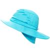 Green Lamb Ladies Waterproof Hat  Scuba Blue