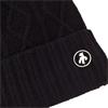 Green Lamb Imogen Fleece Lined Cable Pom Pom  Hat  Black