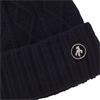 Green Lamb Imogen Fleece Lined Cable Pom Pom  Hat  Navy