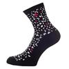 Green Lamb 3 Pairs Socks  Black - Deep Pink