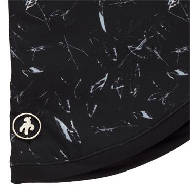 Green Lamb Kourtney Reversible Snood  Black Leaf