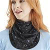 Green Lamb Kourtney Reversible Snood  Black Leaf