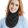 Green Lamb Kourtney Reversible Snood  Black Leaf