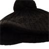 Green Lamb Marybeth Fleece Lined Trellis Hat Black