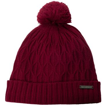 Green Lamb Marybeth Fleece Lined Trellis Hat  Deep Beetroot