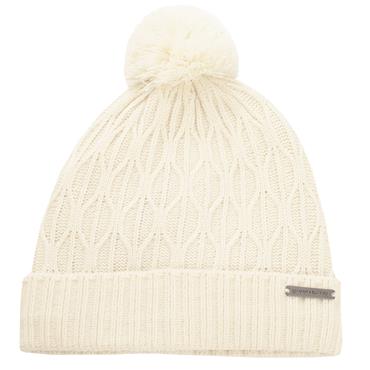Green Lamb Marybeth Fleece Lined Trellis Hat  Winter White