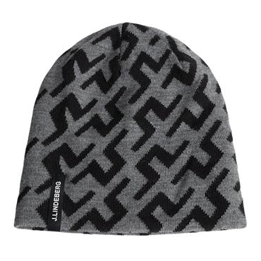 J.Lindeberg Gents Zac Reversible Beanie  Black 9999