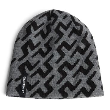 J.Lindeberg Gents Zac Reversible Beanie  Black 9999