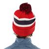 Galvin Green Gents Leighton Bobble Hat  Navy - Red - White