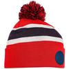 Galvin Green Gents Leighton Bobble Hat  Navy - Red - White
