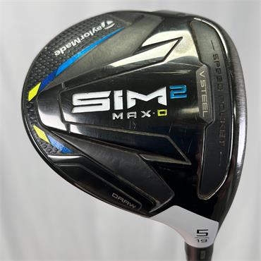TaylorMade Sim 2 Max D #5 HZRDUS Stiff Fairway Gents RH