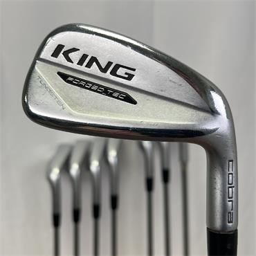 Cobra Forged Tec 4-GW +1" KBS Stiff Steel Irons Gents RH
