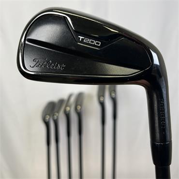 Titleist T200 BLACK 5-GW AMT Stiff Irons Gents RH