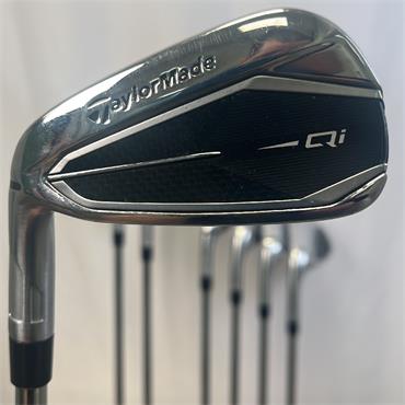 TaylorMade Qi 5-SW KBS Max 85 Stiff Steel Irons Gents LH