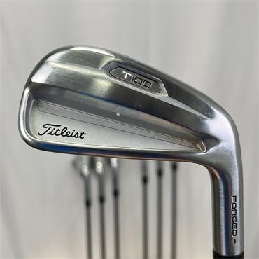 Titleist T100 4-PW AMT Stiff Steel Irons Gents RH