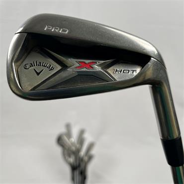 Callaway X Hot Pro 3-PW +0.5 Inch Reg Steel Irons Gents RH