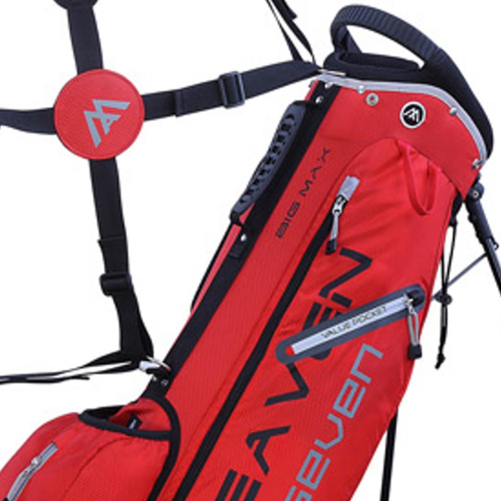 Big Max Heaven 7 Stand Bag Red/Silver Golf Store