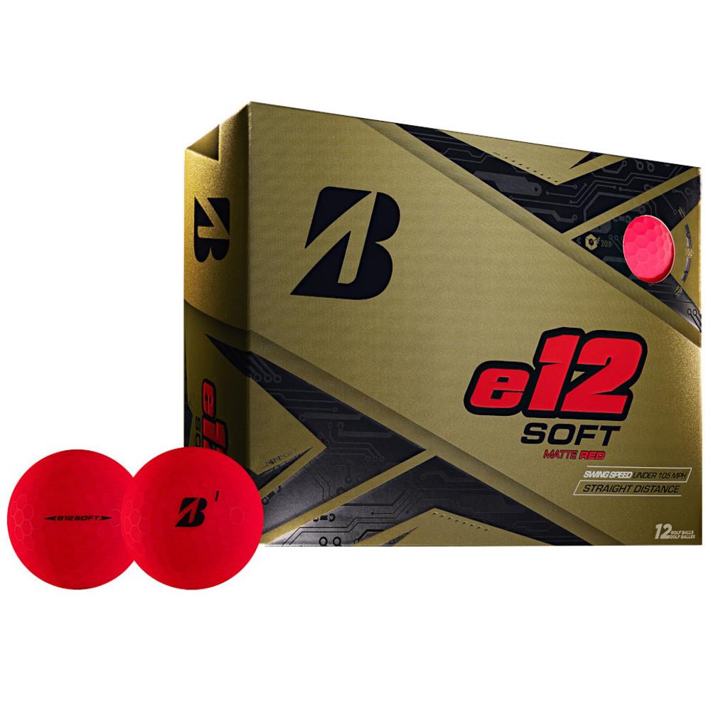 Bridgestone E12 Soft Golf Balls Matte Red Golf Store