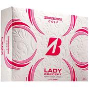 Bridgestone Lady Precept Golf Balls Dozen Pink