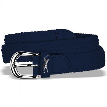Surprizeshop Ladies Woven Golf Belt  Navy