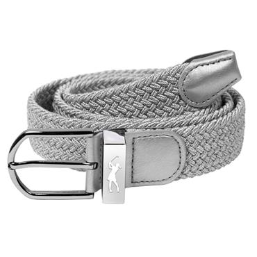 Surprizeshop Webbing Belt  Silver