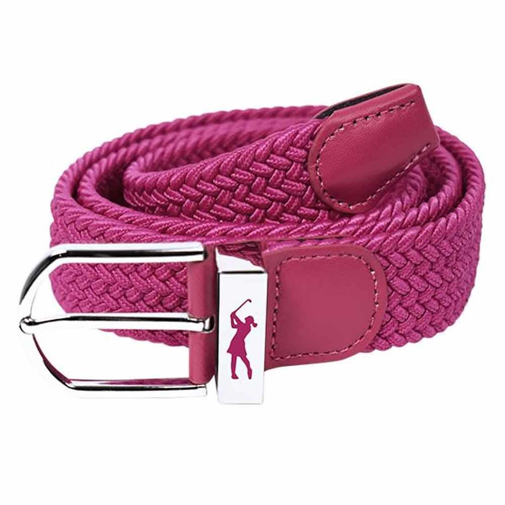 Woven Golf Belt Hot Pink Irish Golf Store