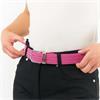 Surprizeshop Woven Golf Belt  Pink - White