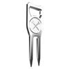 Blue Tees Golf Blue Tees Divot Repair Tool  Silver 101