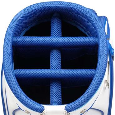 Mizuno Tour Staff Mid Bag 22  White - Blue