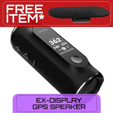 Blue Tees Golf EX DISPLAY The Player+ Speaker  Black 010