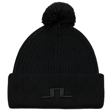 J.Lindeberg Gents Aeris Beanie  Black 9999