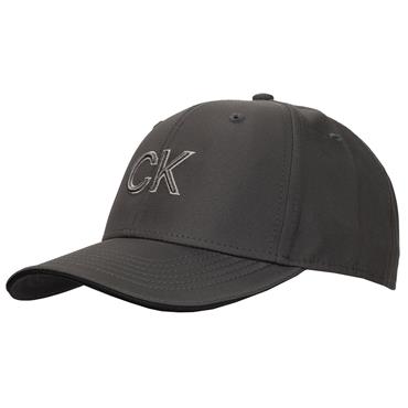 Calvin Klein Golf Gents Micro Tech Baseball Cap  Charcoal