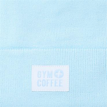 Gym + Coffee Ladies Knit Beanie  Baby Blue