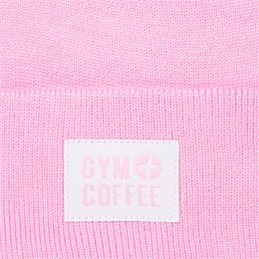 Gym + Coffee Ladies Knit Beanie  Cotton Candy
