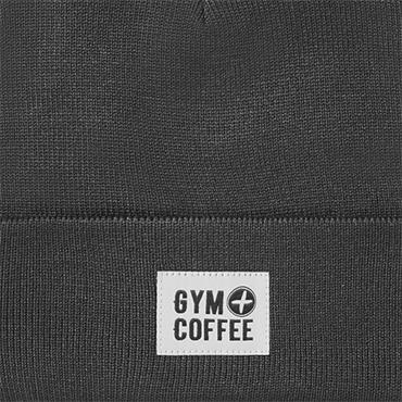 Gym + Coffee Gents Knit Bobble Beanie  Black