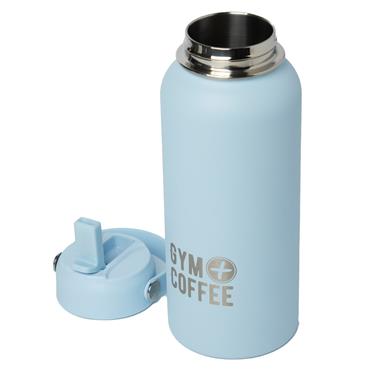 Gym + Coffee Ladies 1L Hydrate Bottle  Baby Blue