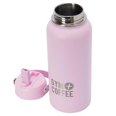 Gym + Coffee Ladies 1L Hydrate Bottle  Cotton Candy