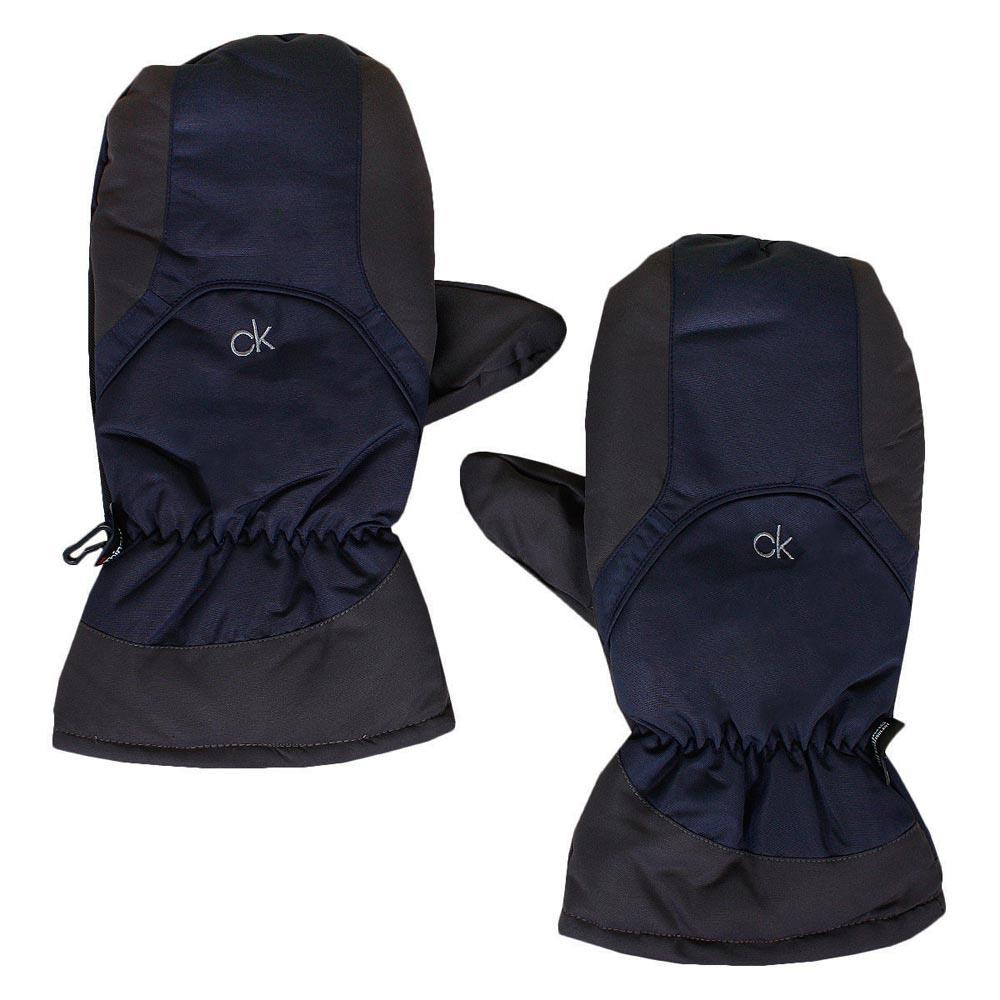 Calvin Klein Golf Mens Winter Mittens Navy/Grey Golf Store