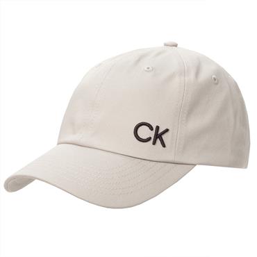 Calvin Klein Golf Cotton Twill Caps  Silver