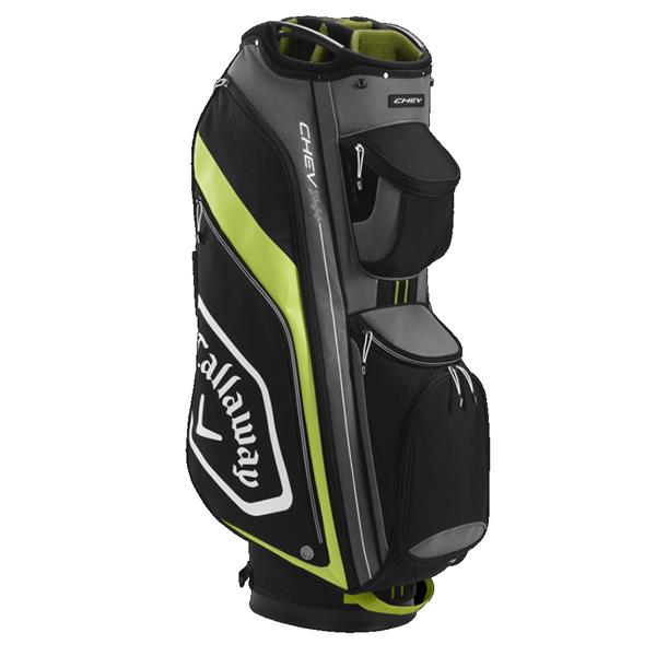 Callaway Chev 14+ Cart Bag Black/Yellow Golf Store