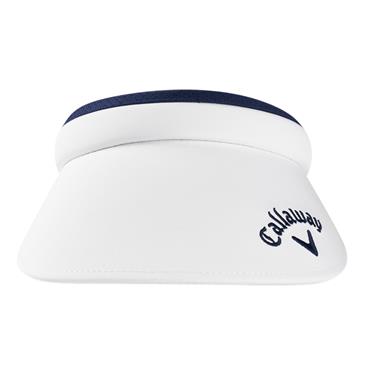 Callaway Ladies Clip Visor  White - Navy