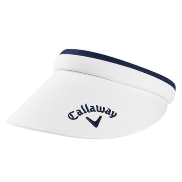Callaway Ladies Clip Visor  White - Navy