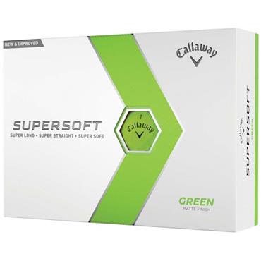 Callaway Supersoft 23 Matte Golf Balls Dozen Green