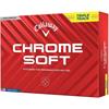 Callaway Chrome Soft 360 Triple Track Balls Dozen Yellow